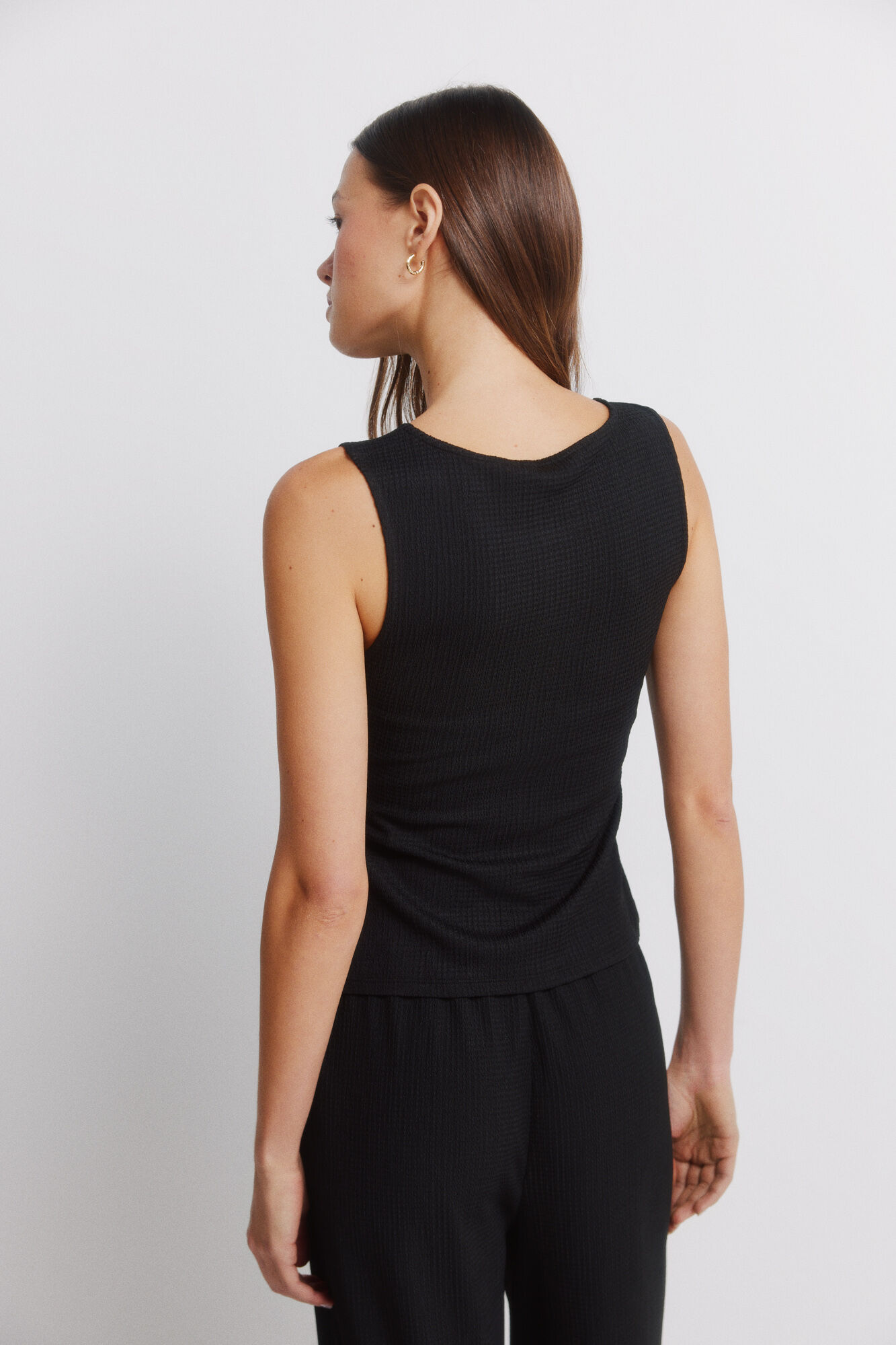 Springfield Chaleco con botones negro