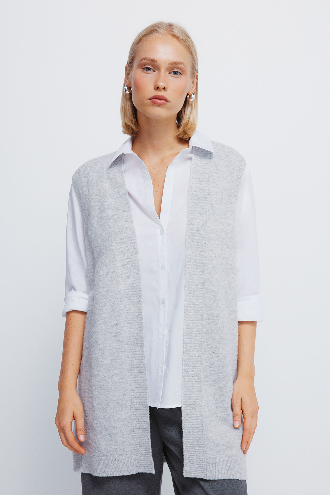 Springfield Chaleco largo abierto