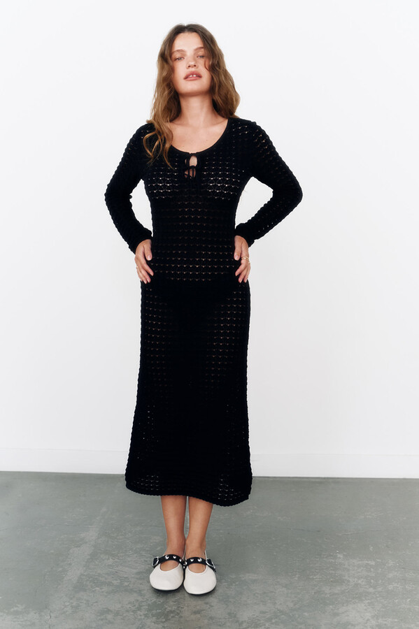 High Spirits Vestido "Karla"  negro