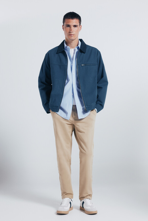 Springfield Pantalón chino comfort slim fit beige