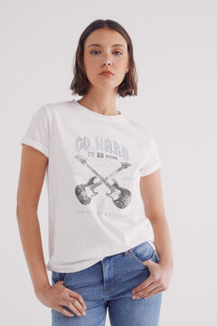 Springfield Playera gráfica estampado