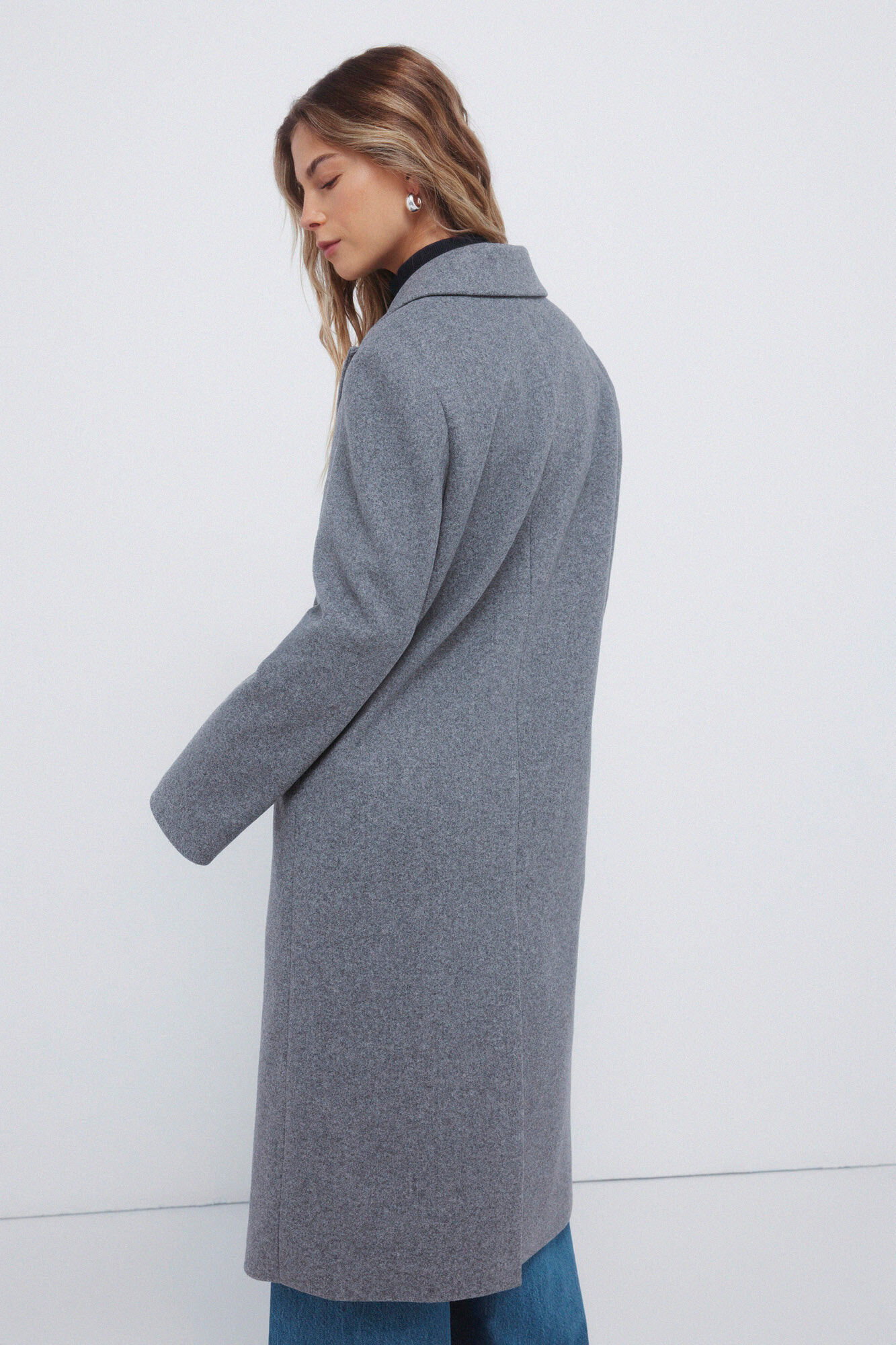 Springfield Abrigo cruzado estampado