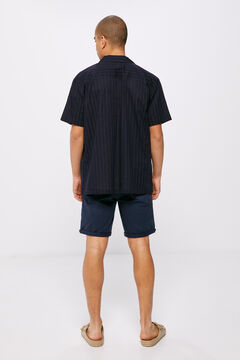 Springfield Bermuda vaquera 5 bolsillos slim lavada azul
