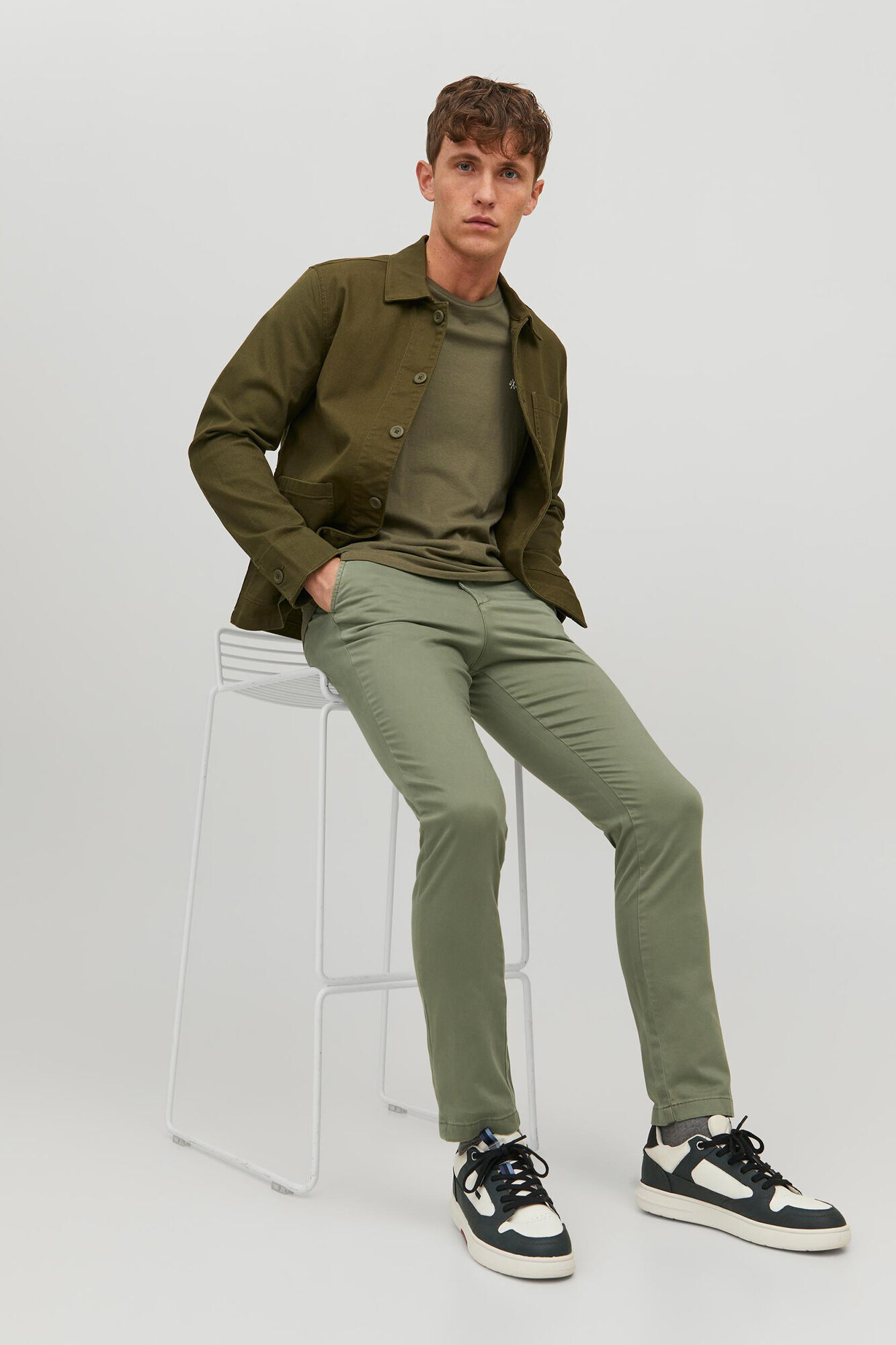 Jack & Jones Chinos slim fit verde