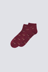 Springfield Calcet&iacute;n corto perros p&uacute;rpura