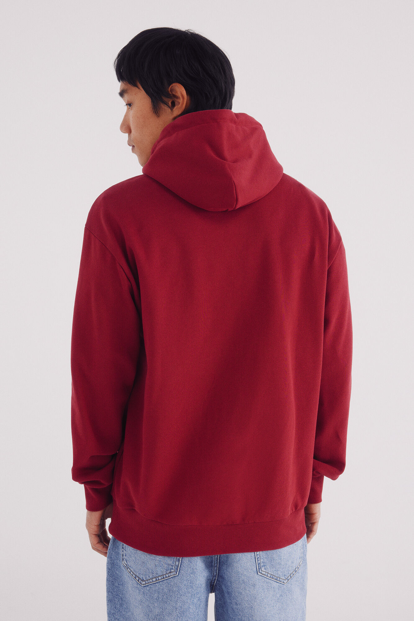 Springfield Sudadera capucha Rbel  rojo
