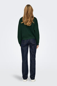 Springfield Sudadera con cuello redondo verde