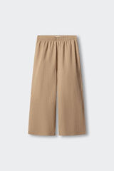 Springfield Kids Pantal&oacute;n culotte fluido para ni&ntilde;a beige