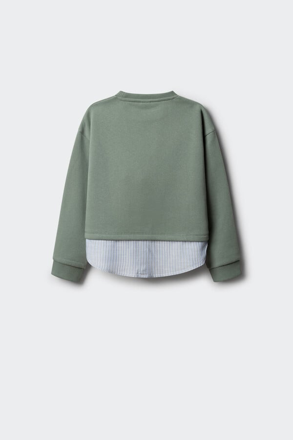 Springfield Kids Sudadera estrella niña caza oscuro