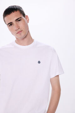 Springfield Playera básica cuello redondo natural