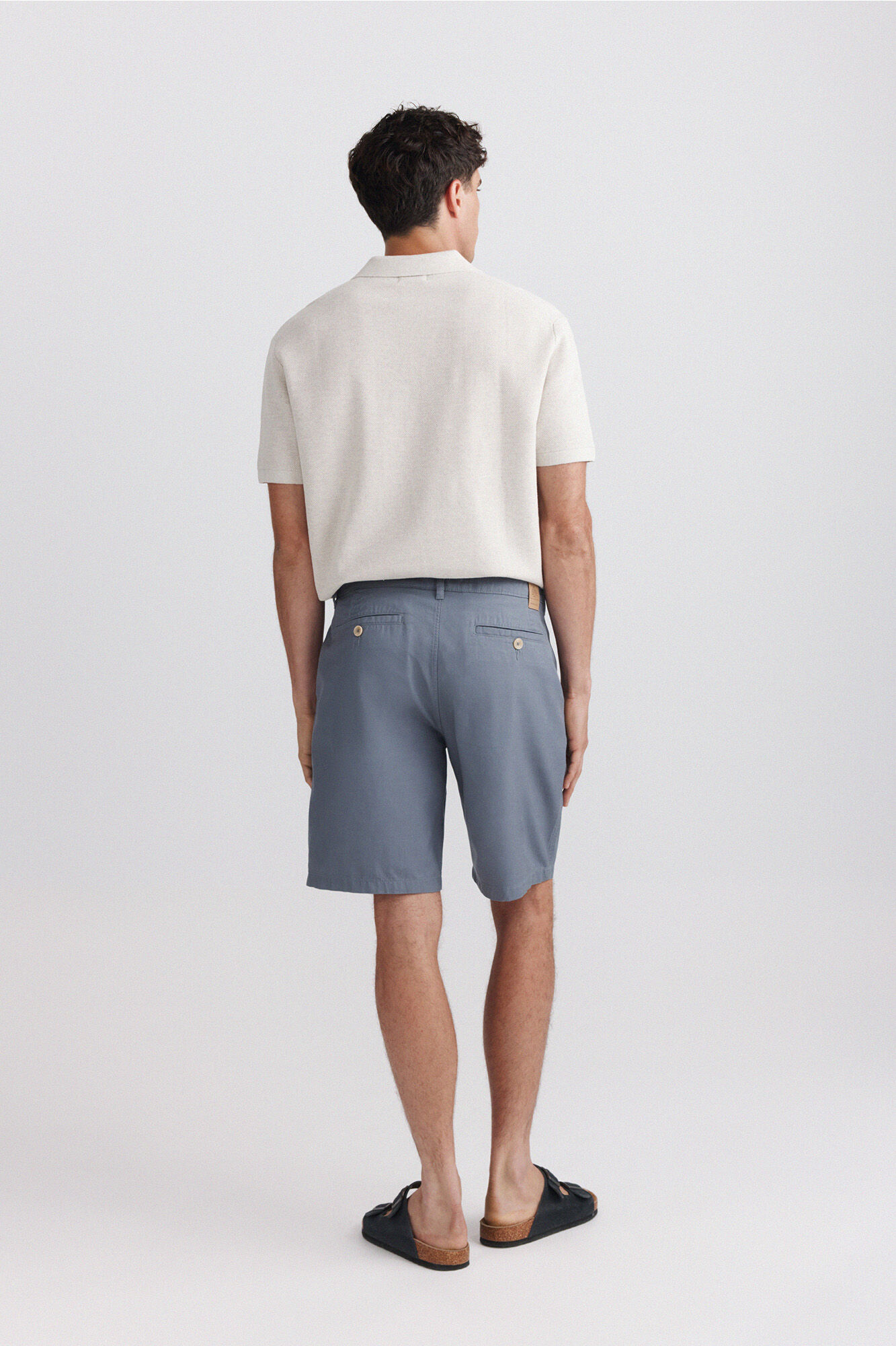 Springfield Bermudas t&eacute;cnicas wide & relaxed fit azul
