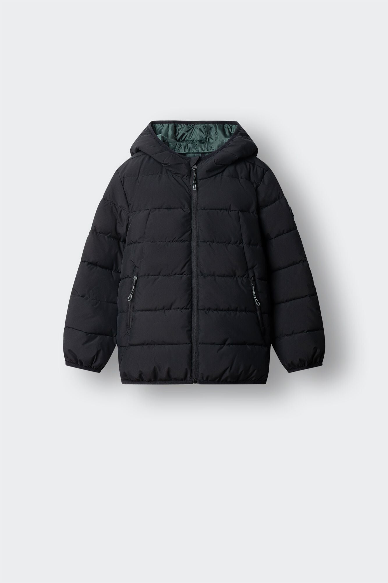 Springfield Kids Chamarra acolchada puffa a cuadros para ni&ntilde;o