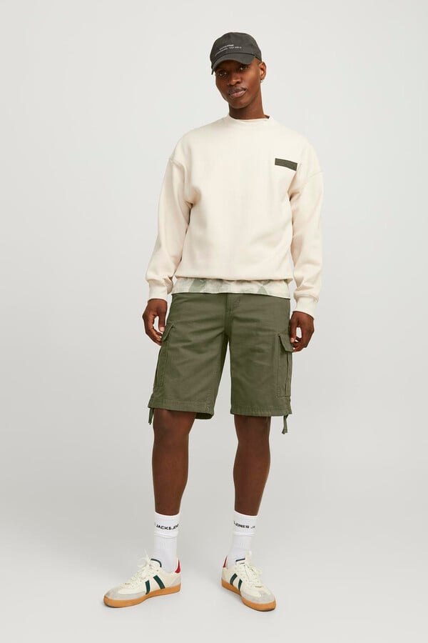 Jack & Jones Bermuda cargo regular fit verde