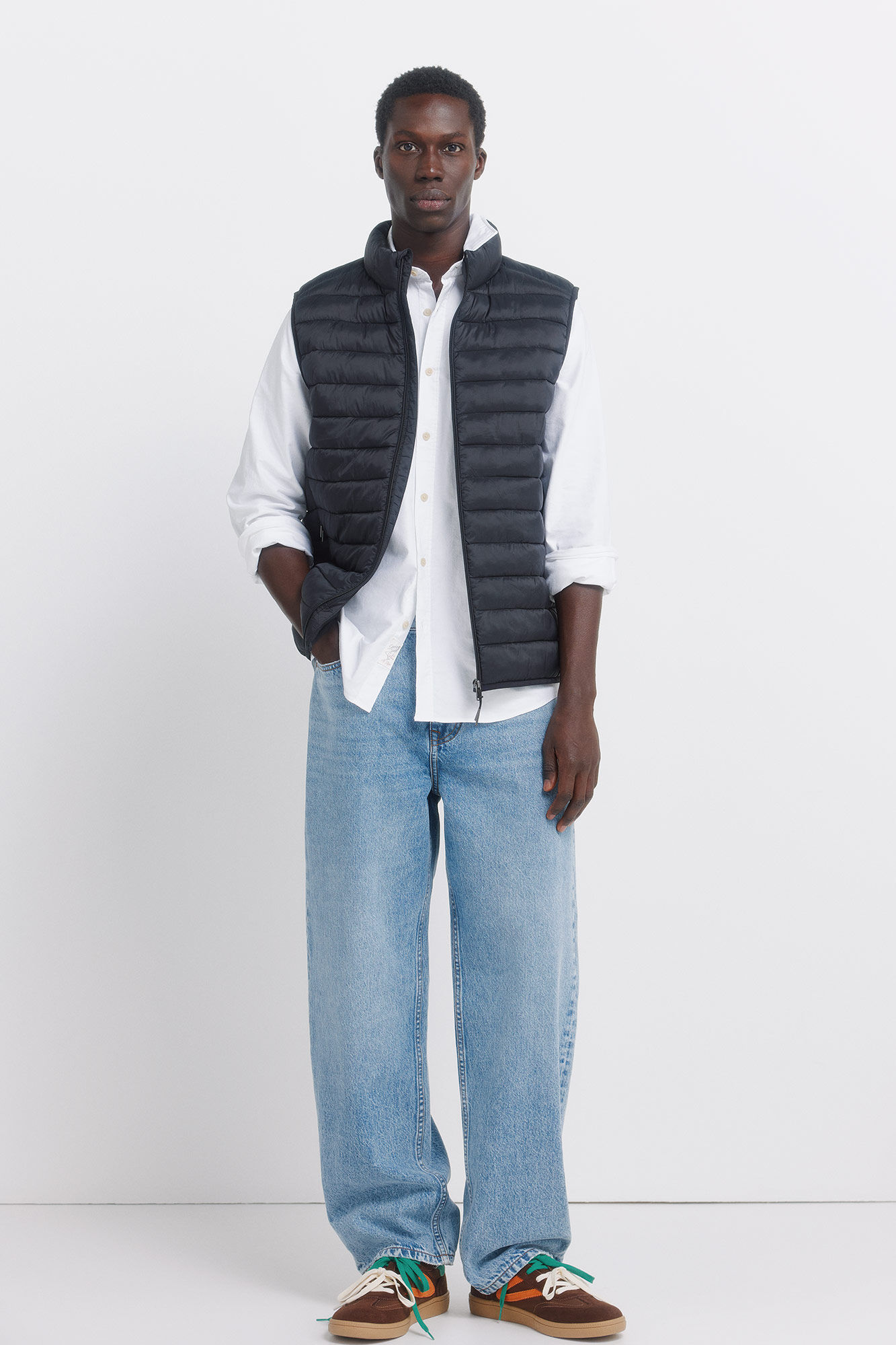 Springfield Chaleco acolchado negro