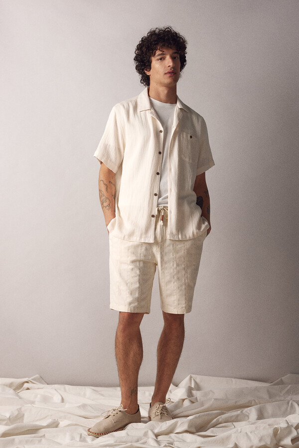 Springfield Bermuda rayas relax fit natural