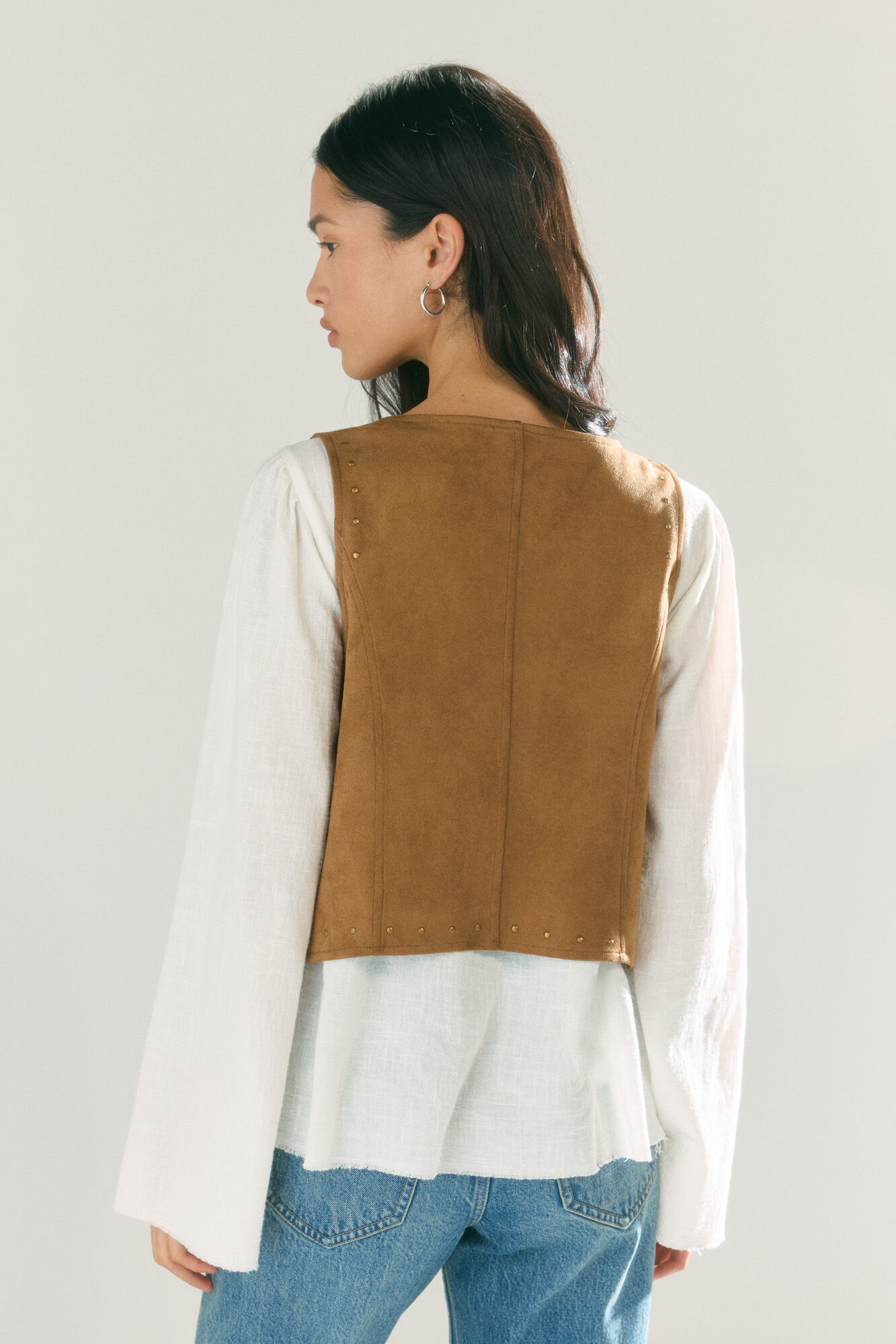 High Spirits Sienna Vest caf&eacute;