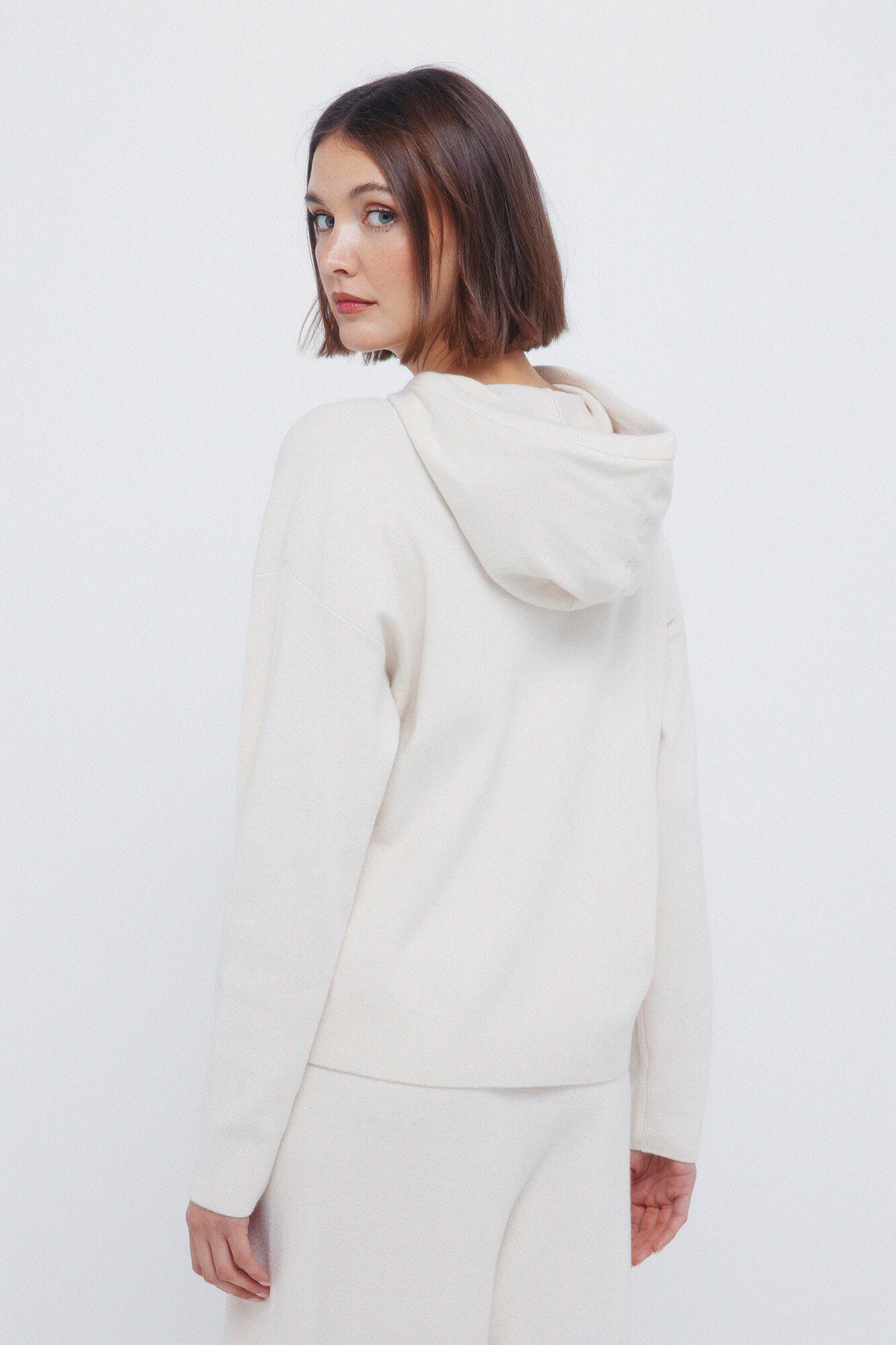 Springfield Capucha con jersey  beige