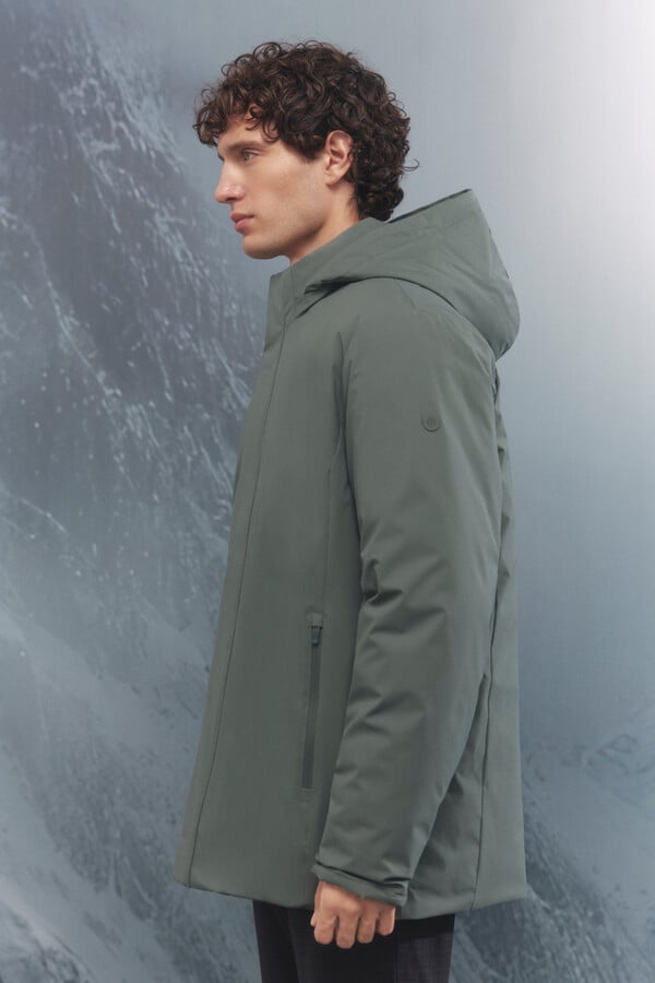 Springfield Parka térmica acolchado caza oscuro