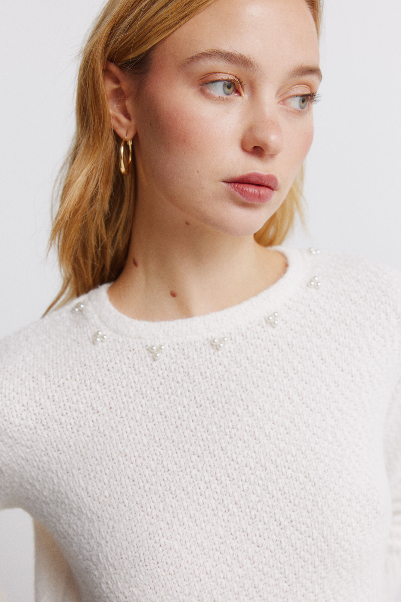 Springfield Playera chenilla cuello fantas&iacute;a