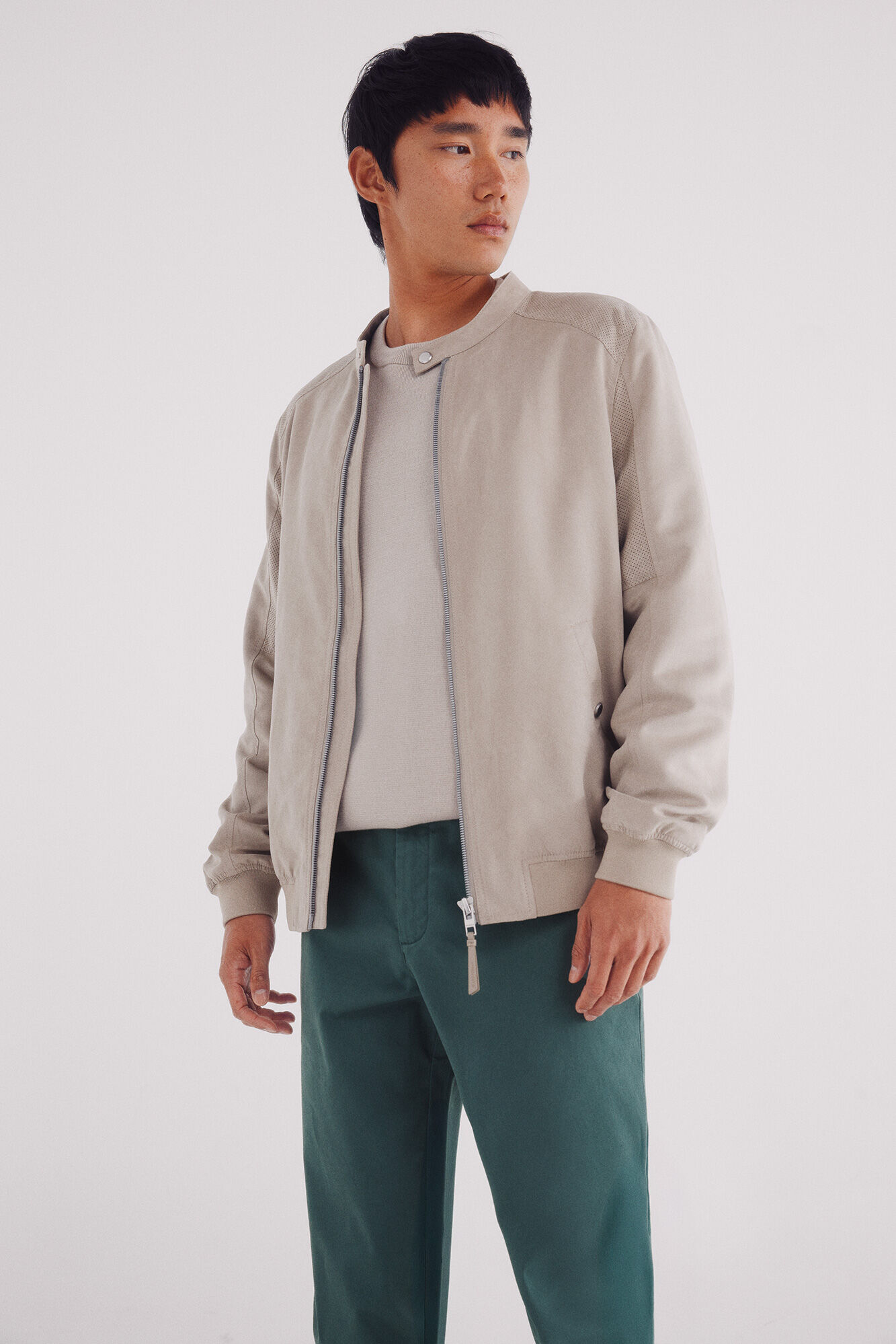 Springfield Pantal&oacute;n chino ligero slim fit caza oscuro