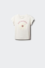 Springfield Kids Playera manga corta blooming para ni&ntilde;a marfil