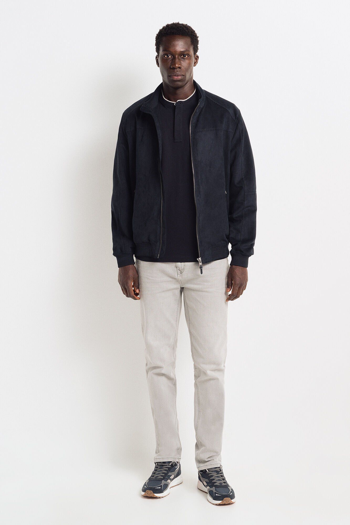 Springfield Polo  piqu&eacute; cuello mao regular fit marino