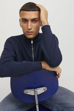 Springfield Sudadera cuello alto marino
