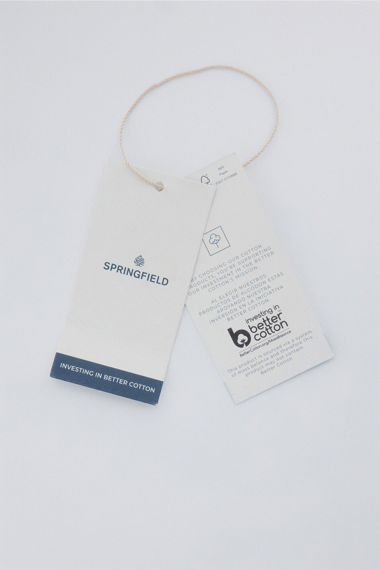 Springfield Jersey combinado "Bonjour" caf&eacute;