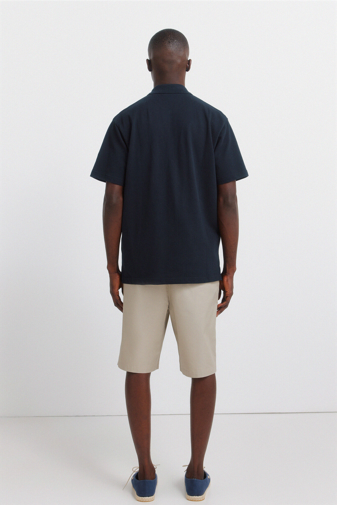 Springfield Bermudas de algod&oacute;n relaxed fit caf&eacute;