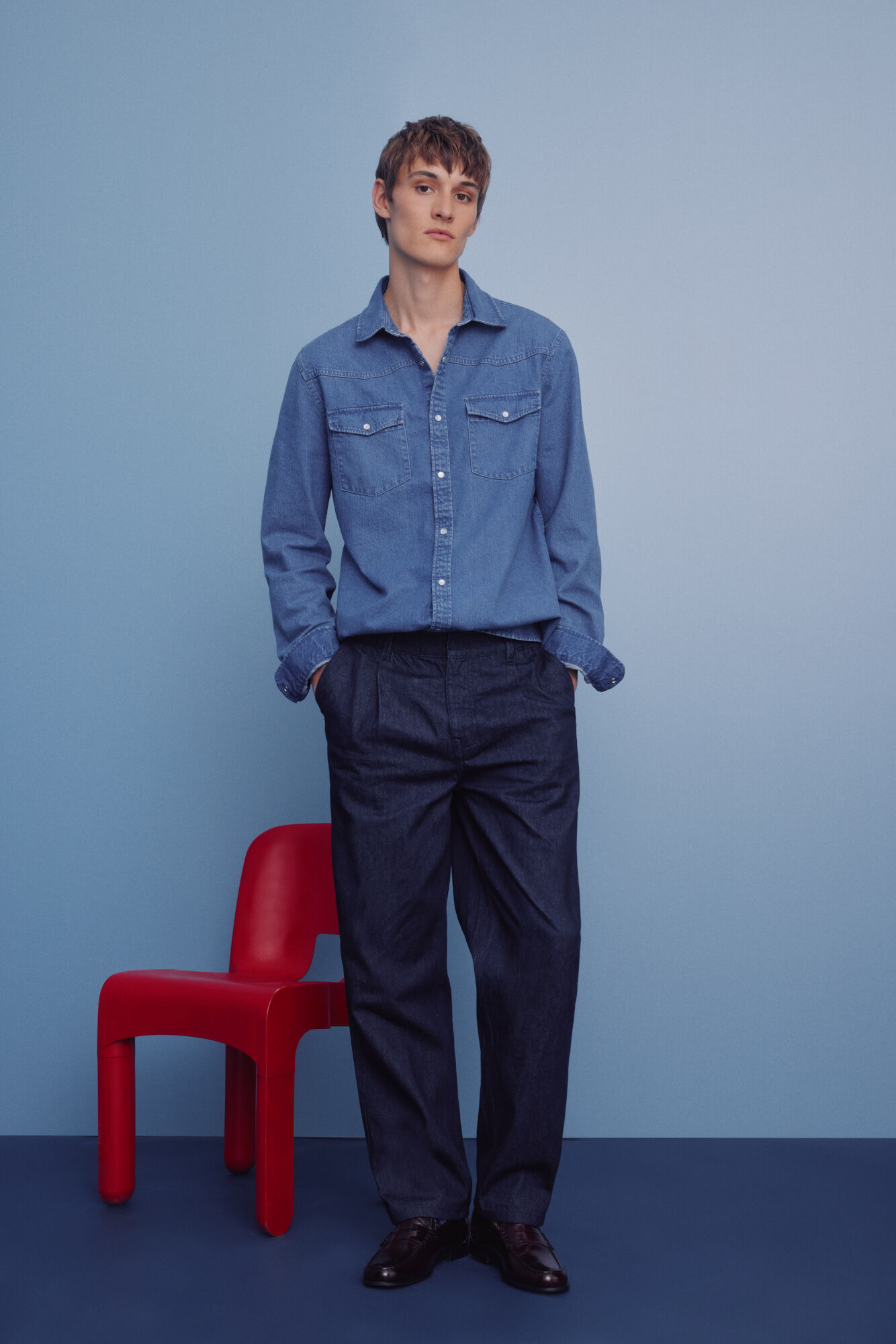 Springfield Jeans chino lavado desencolado