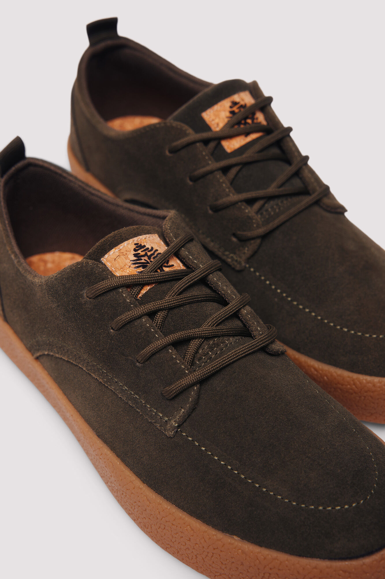 Springfield Zapato casual de piel verde