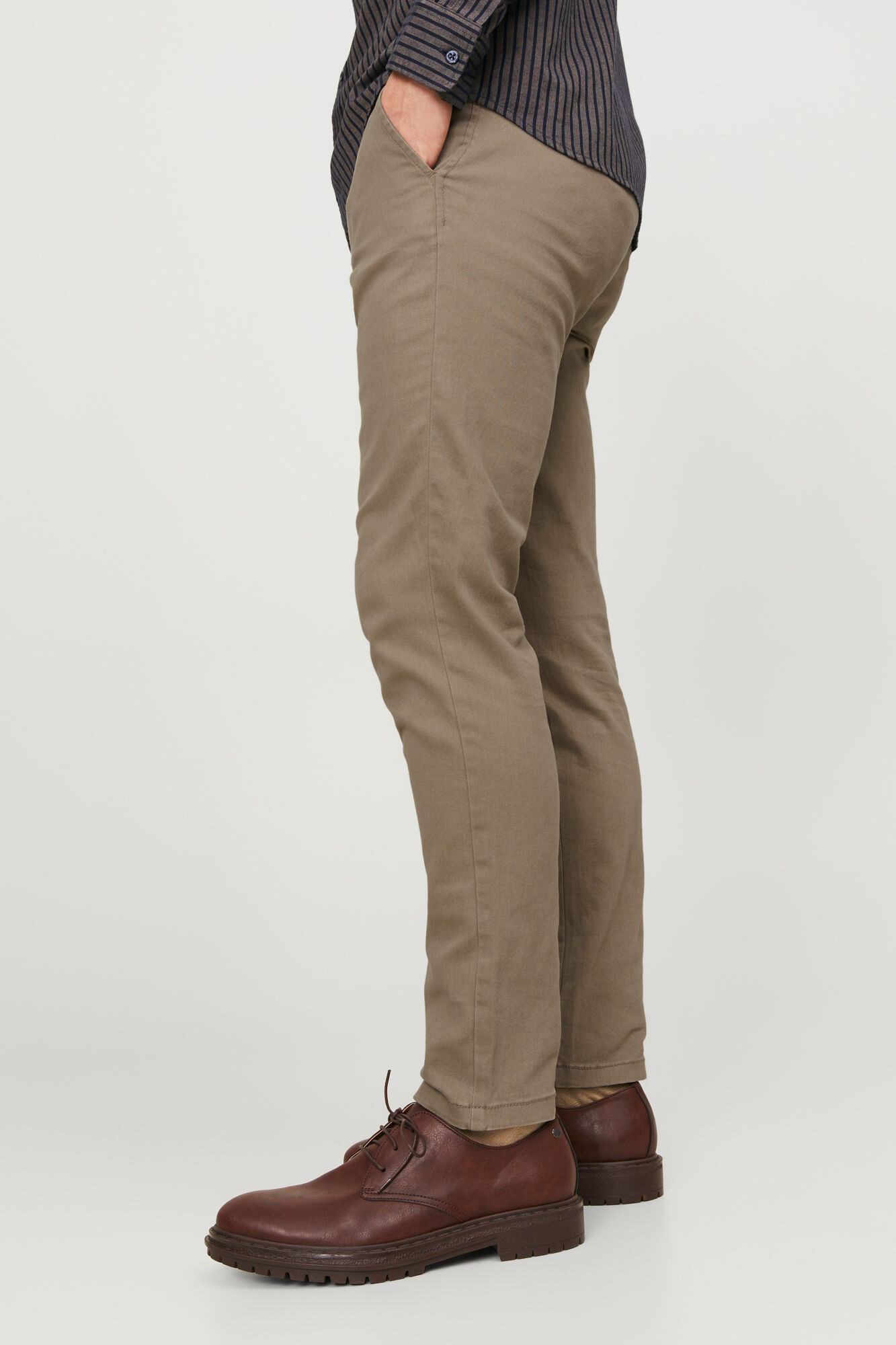 Jack & Jones Pantal&oacute;n slim fit beige