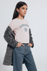 Springfield Playera manga larga cowgirl niña. rosa