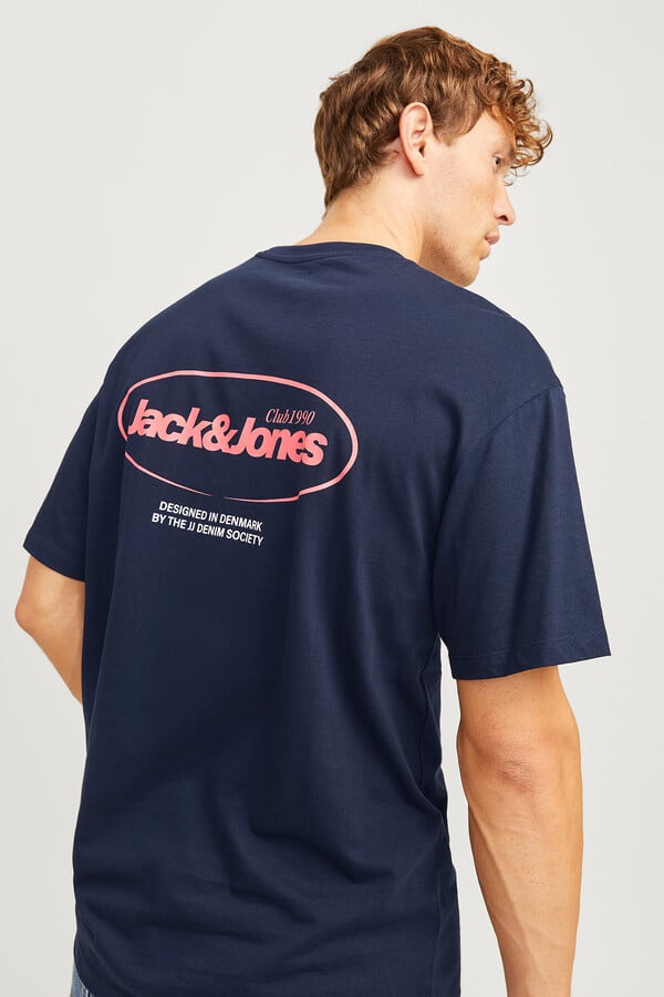 Jack & Jones Playera oversize fit marino
