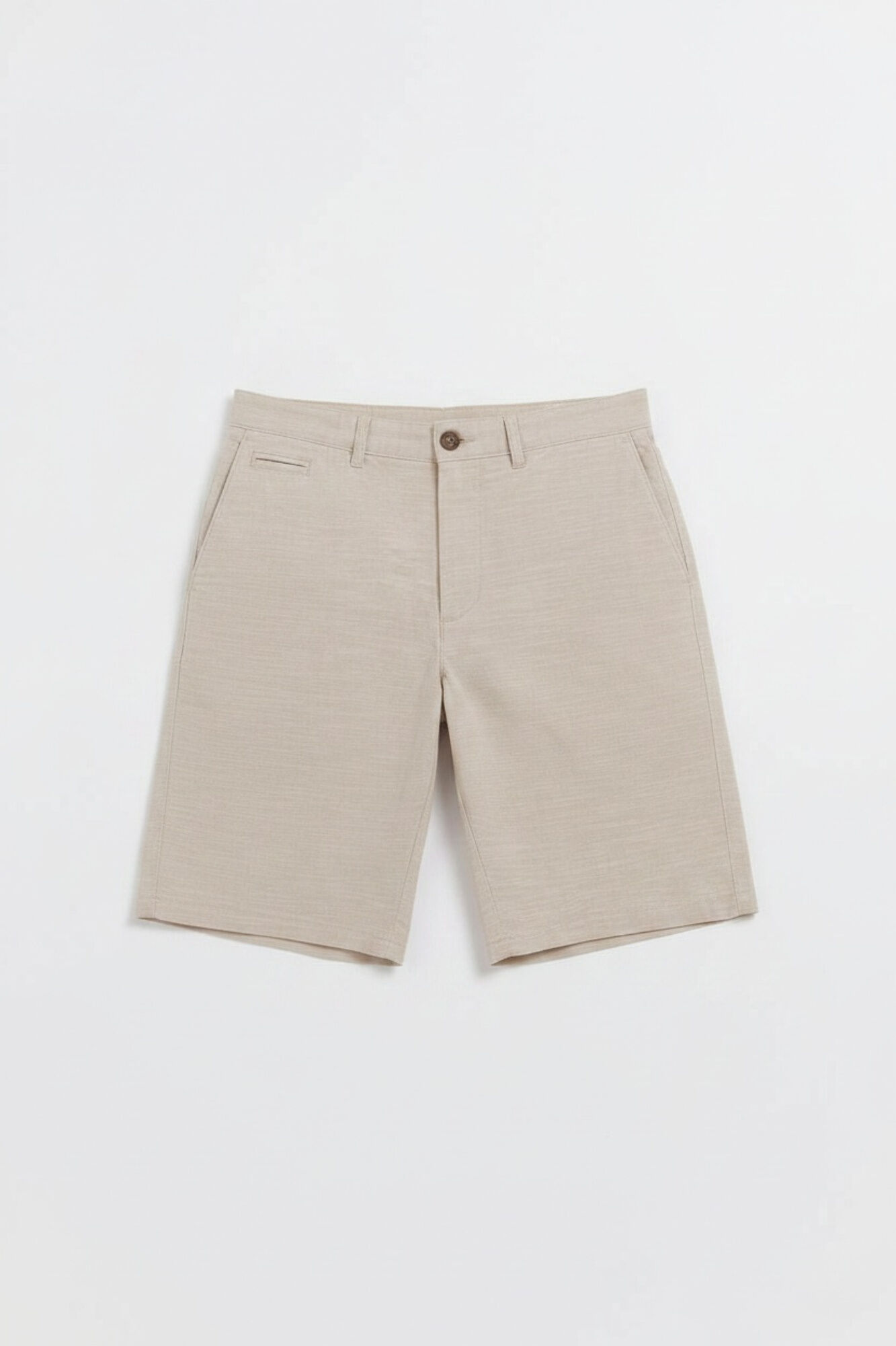Springfield Bermudas chambray slim fit beige