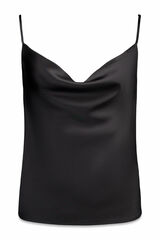 High Spirits Blusa Midnight Bloom negro