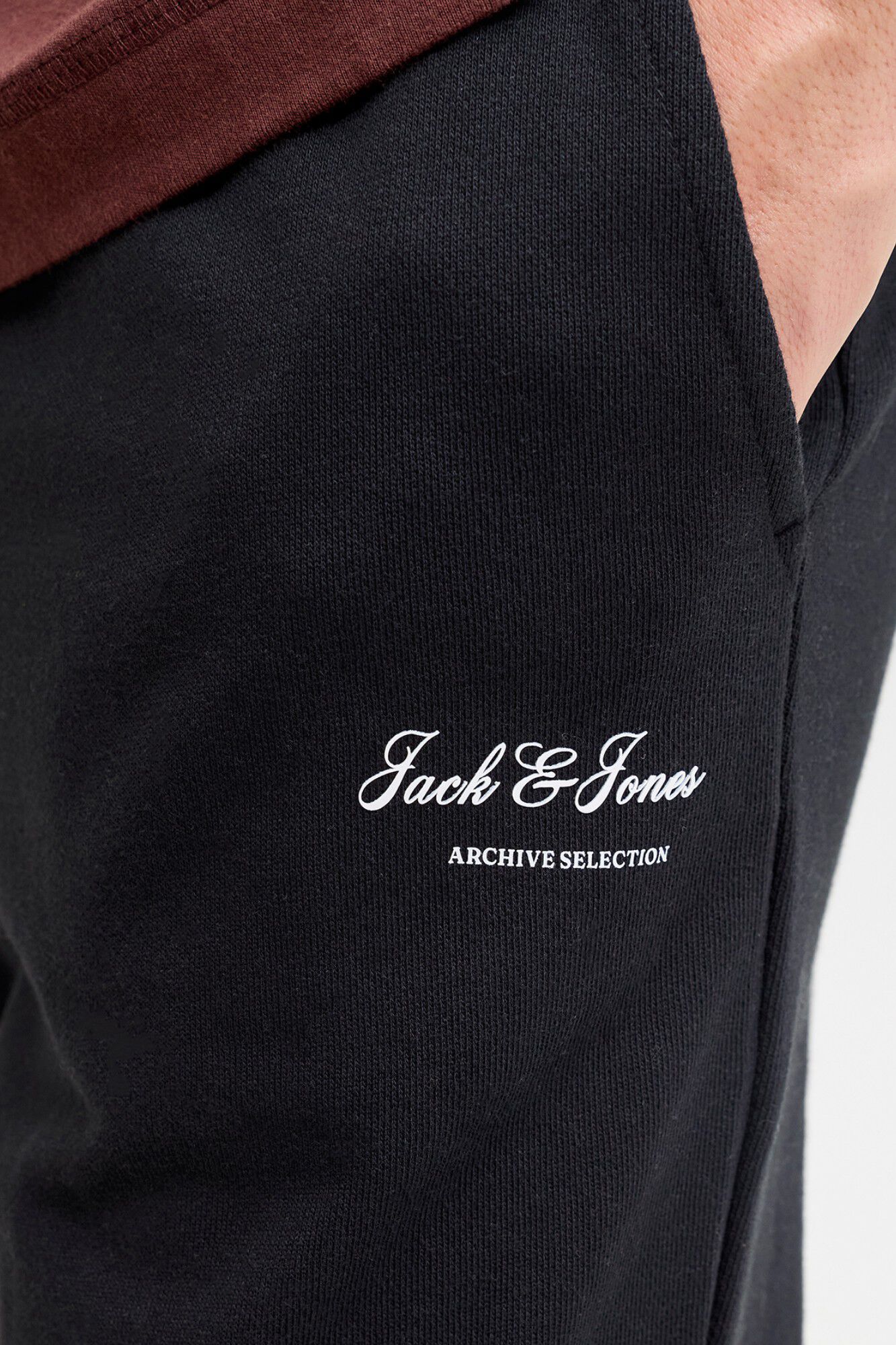 Jack & Jones Pantal&oacute;n jogger con logo negro