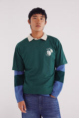 Springfield Camiseta baseball verde