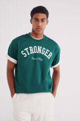 Springfield Playera m&aacute;s fuerte verde