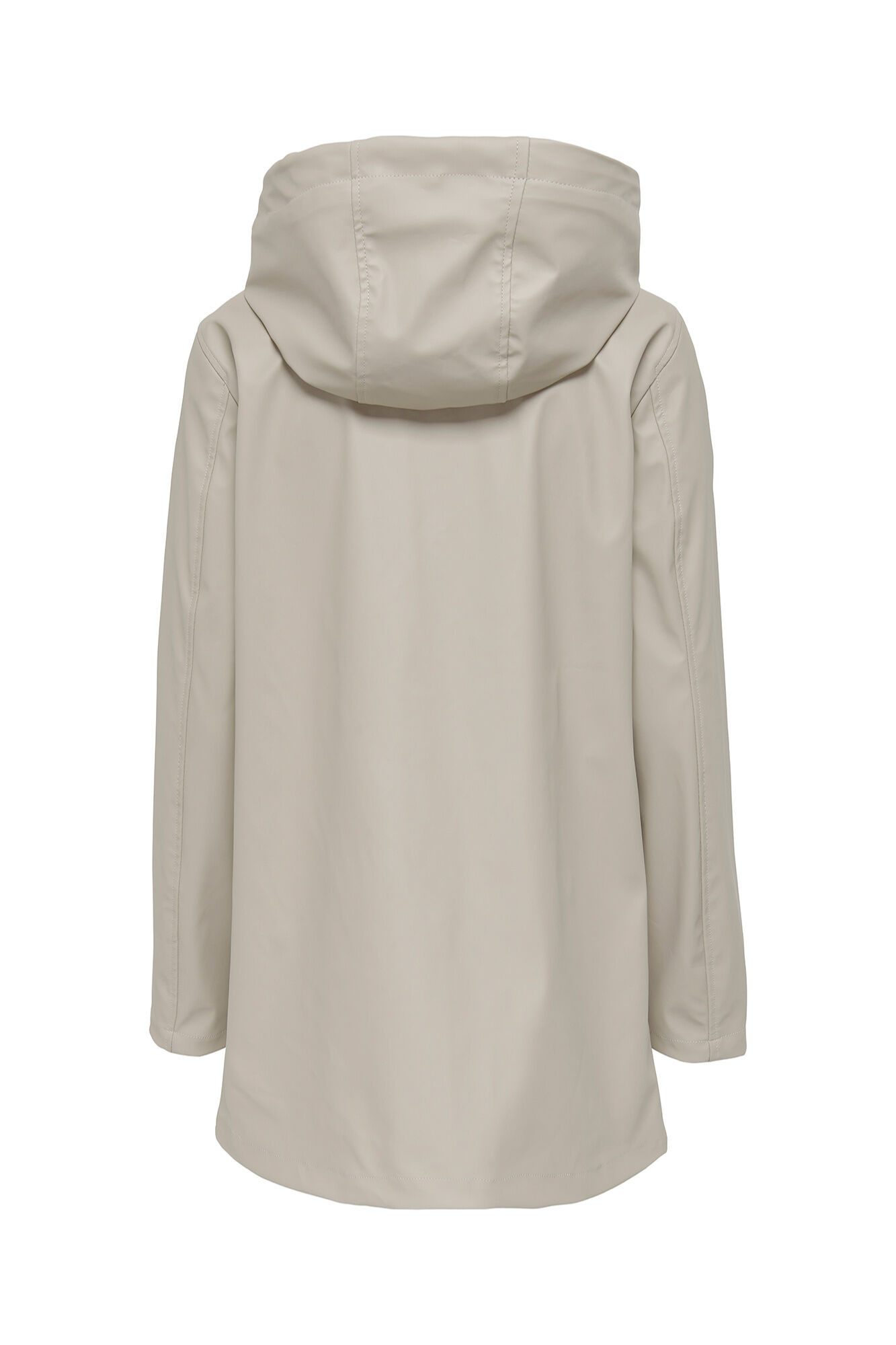 Only Impermeable con capucha gris