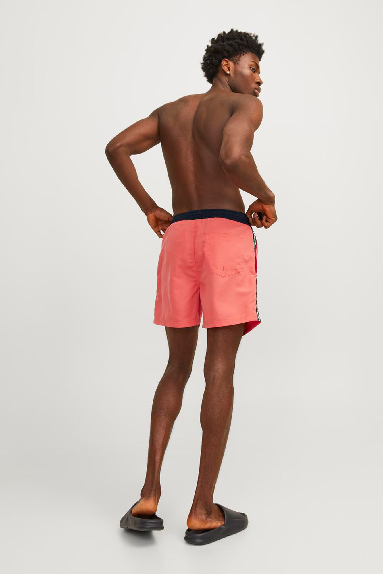 Jack & Jones Short de ba&ntilde;o corto negro