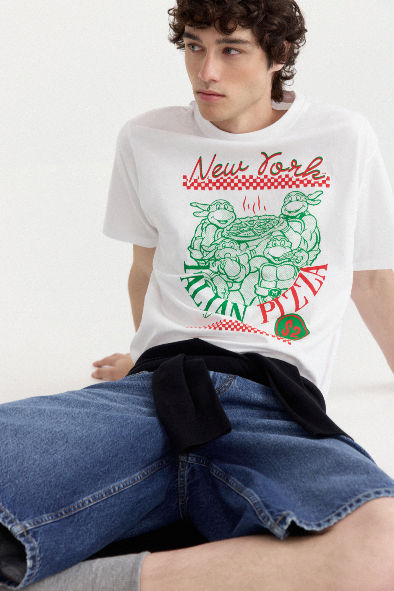 Springfield Playera Ninja Turtles N. York Pizza