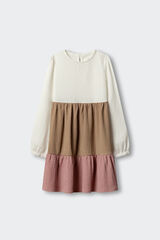 Springfield Kids Vestido de paneles para ni&ntilde;a rosa