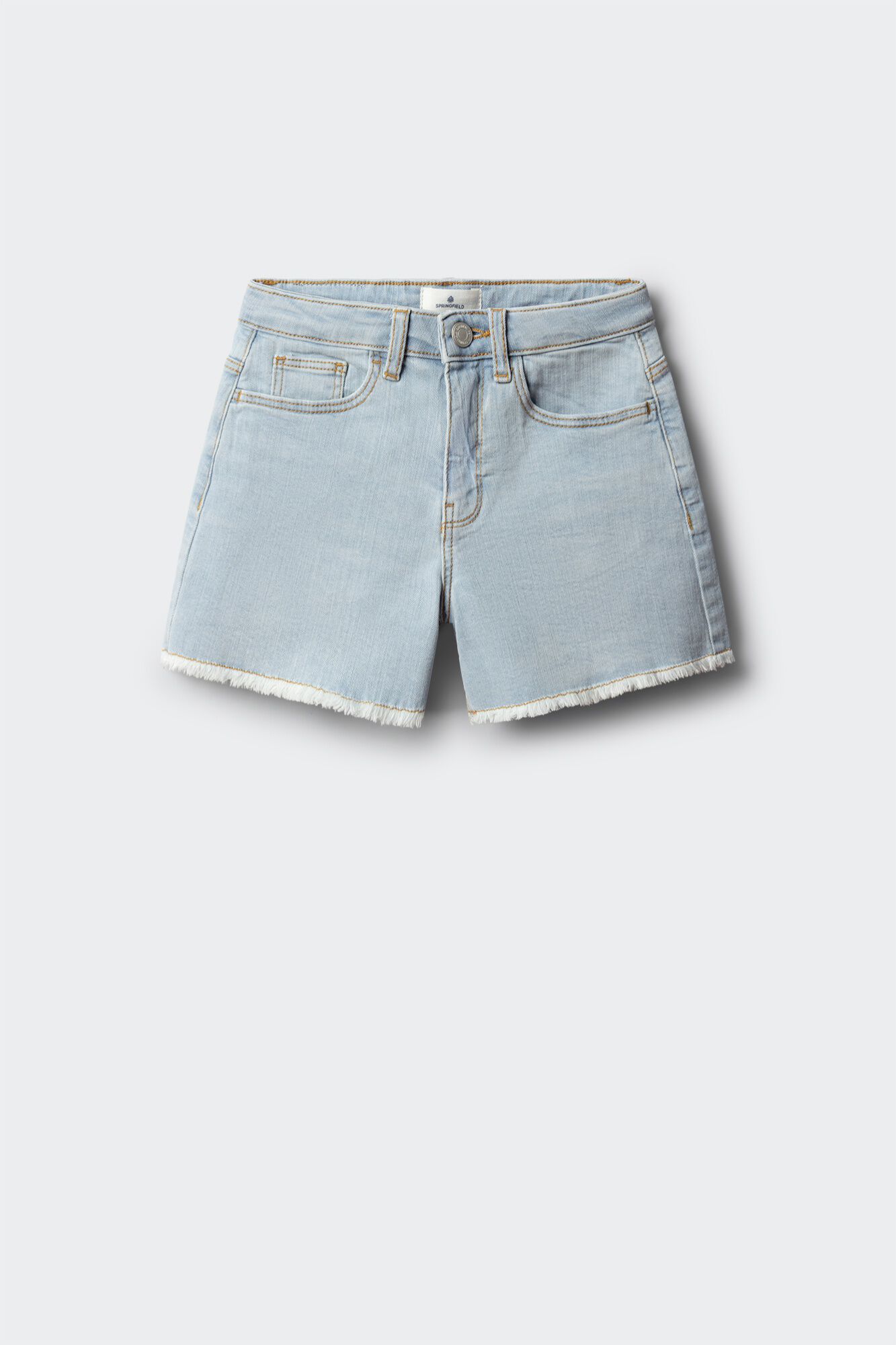 Springfield Kids Short de mezclilla b&aacute;sico para ni&ntilde;a