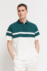 Springfield Polo regular fit de piqu&eacute; verde