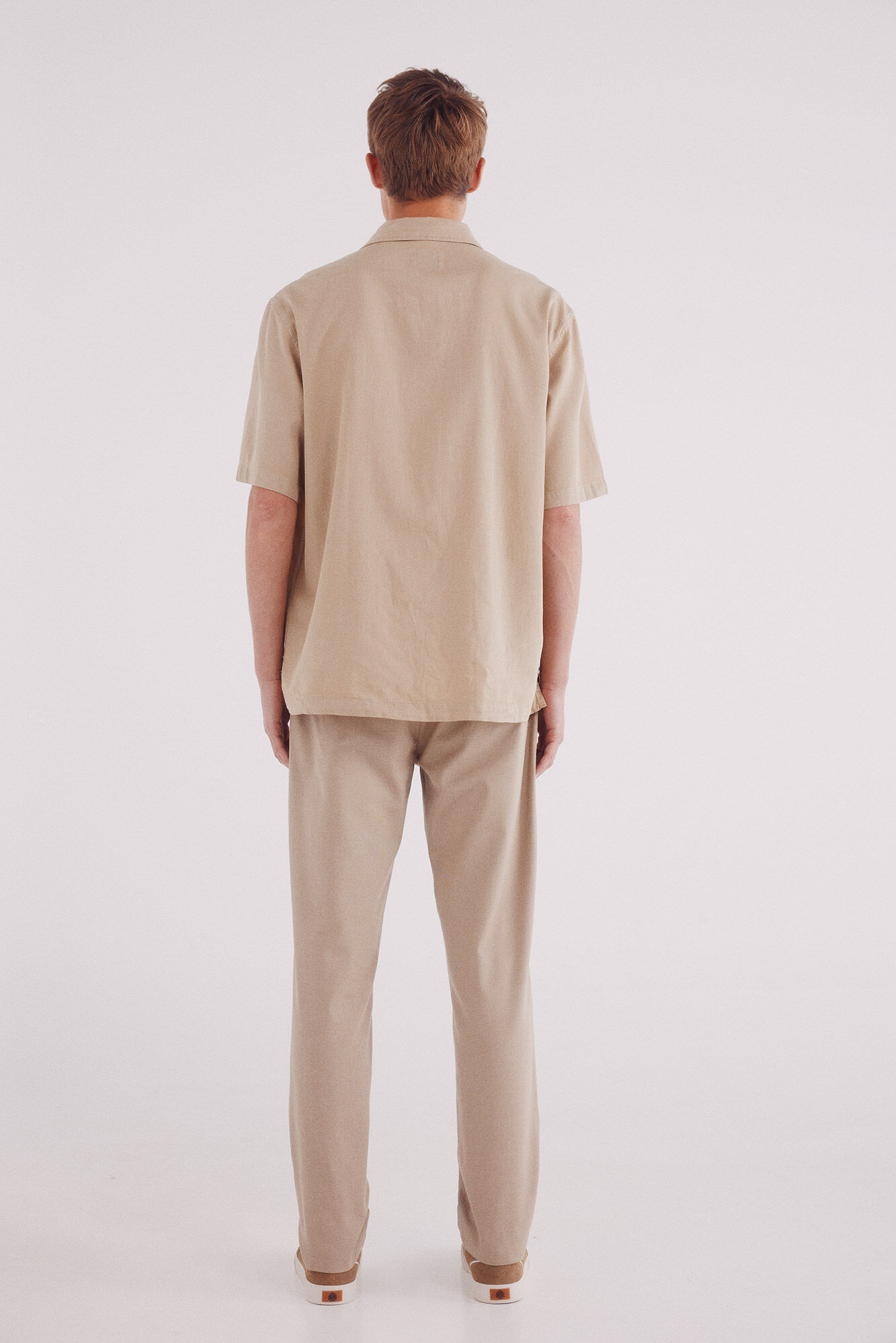 Springfield Pantal&oacute;n chino vestir confort slim fit caf&eacute;