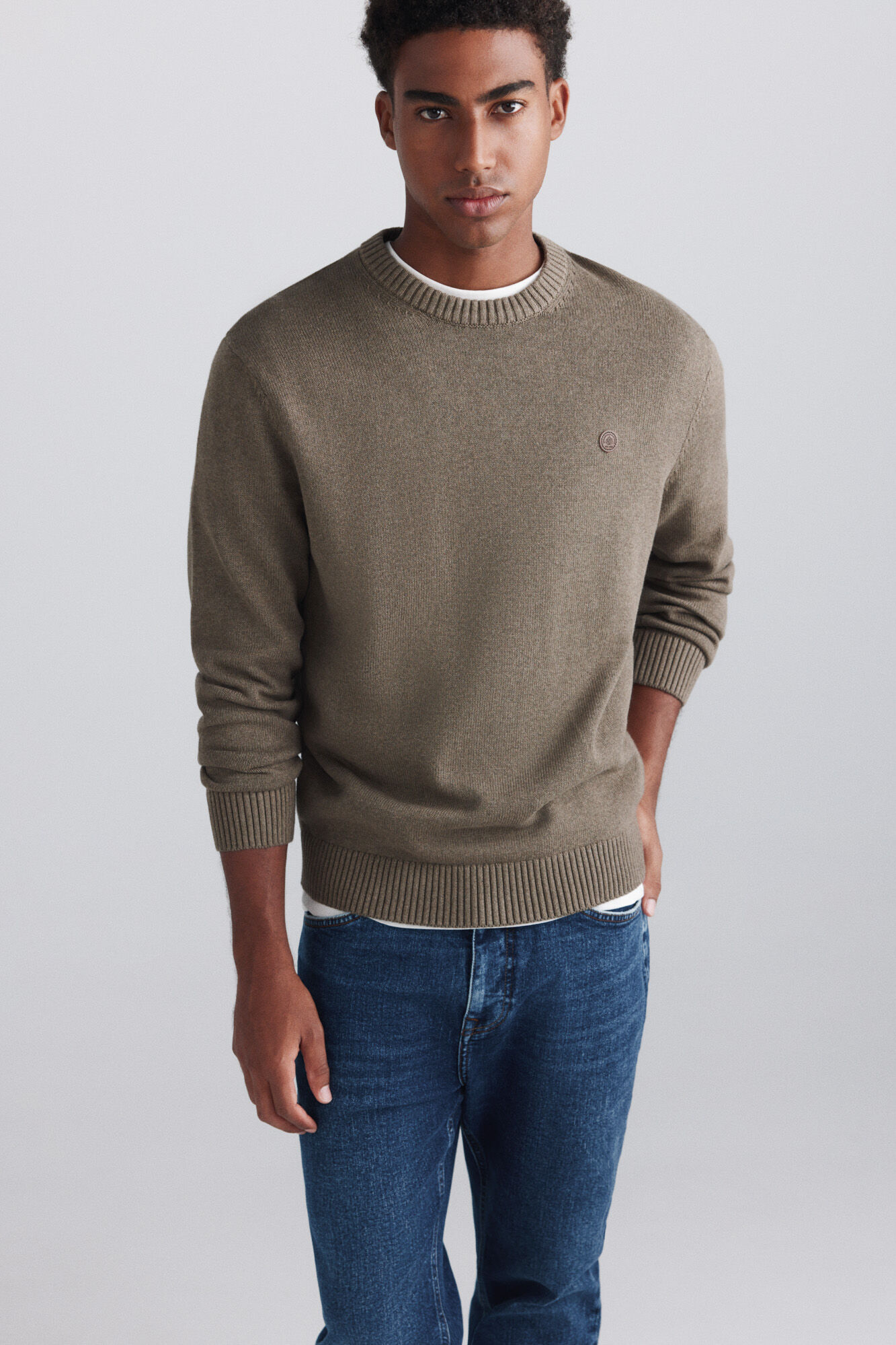 Springfield Su&eacute;ter cuello redondo liso