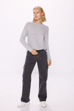 Springfield Playera cuello perkins gris