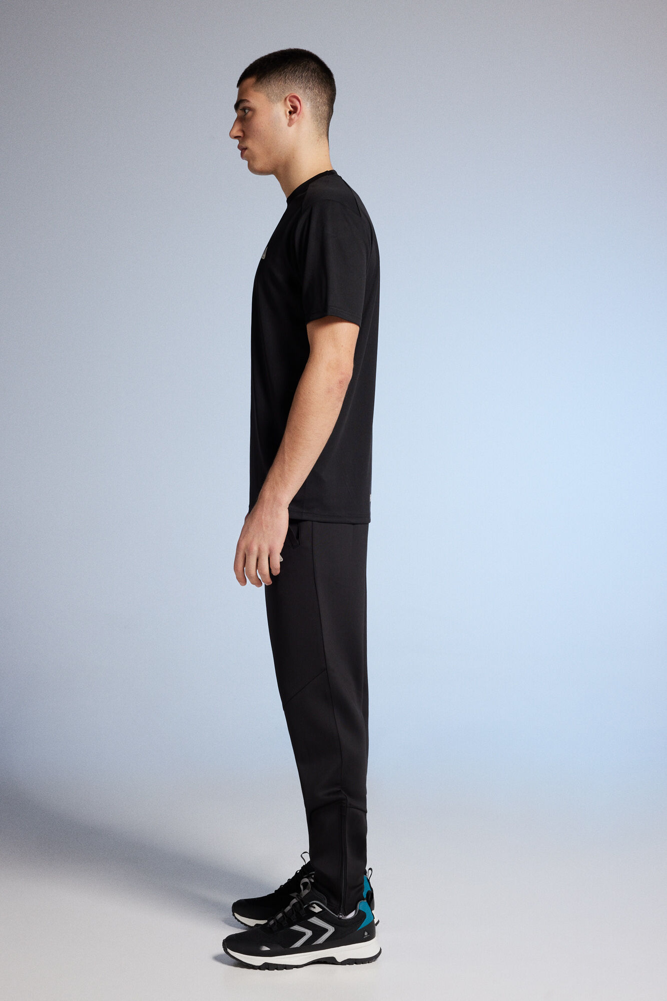 Springfield Playera outdoor mesh negro