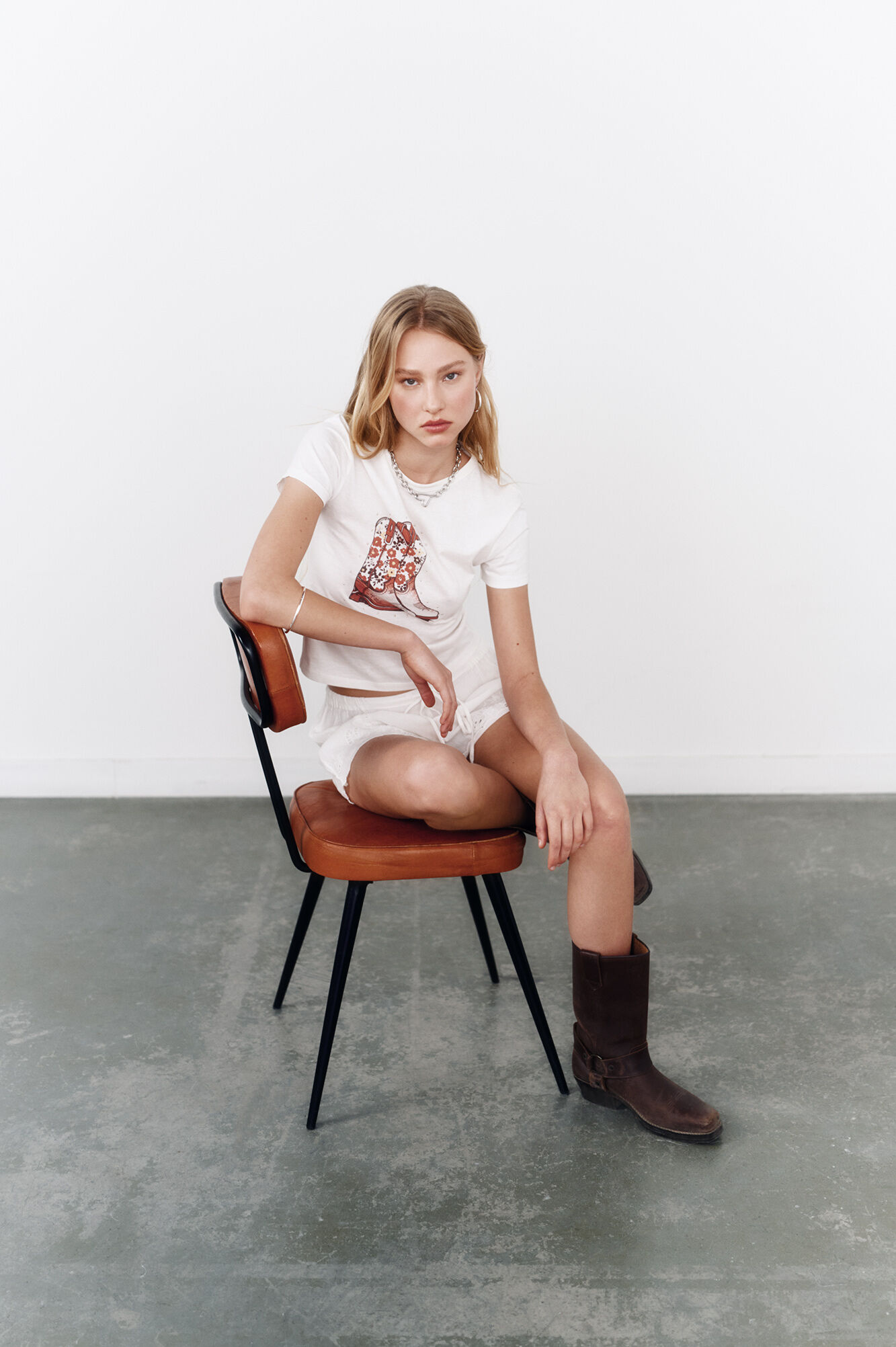 High Spirits Playera "Cowboy" beige